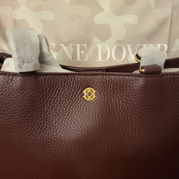 COPY - Dagne Dover Oxblood Allyn Tote Small - Picture 2 of 7